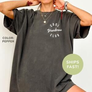 Cool Grandmas Club Shirt MotherDay Shirt Best Grandma Shirt